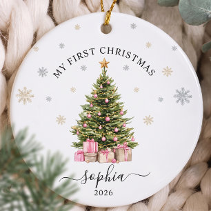 Baby's First Christmas Ceramic Ornament