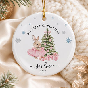 Baby's First Christmas Ceramic Ornament
