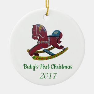 Baby's First Christmas Ceramic Ornament