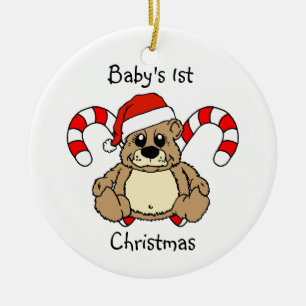 Baby's First Christmas Ceramic Ornament