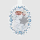 Baby's First Christmas Elegant Custom Photo