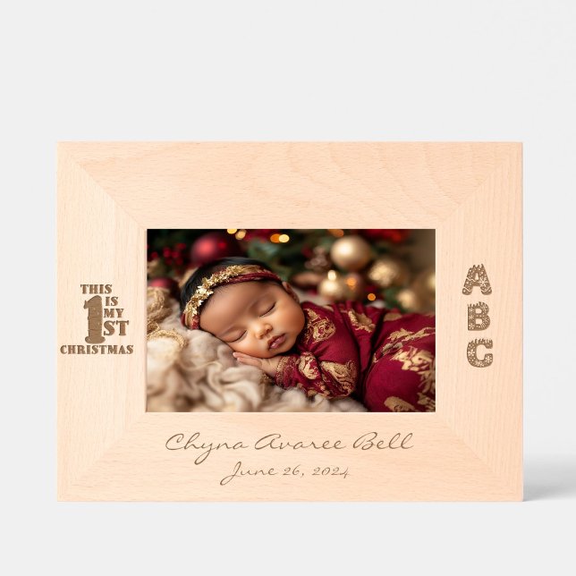 Baby's First Christmas Etched Frames (Creator Uploaded)