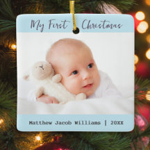 Baby's First Christmas Keepsake Personalized