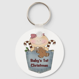 Baby's First Christmas Keychain