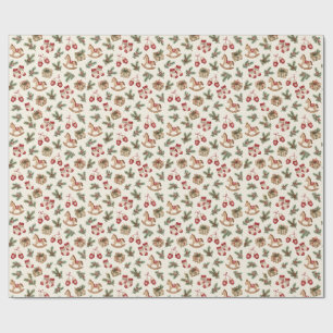 Baby's First Christmas Nursery Keepsake Gifts Wrapping Paper