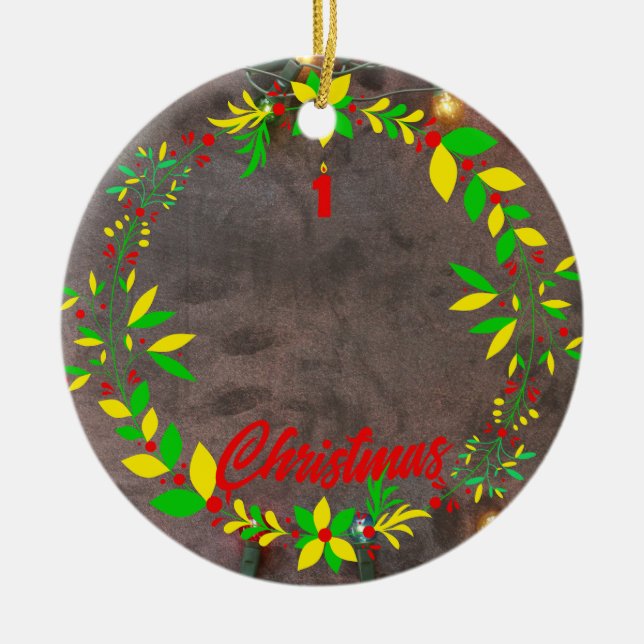 Baby's First Christmas Ornament  (Front)