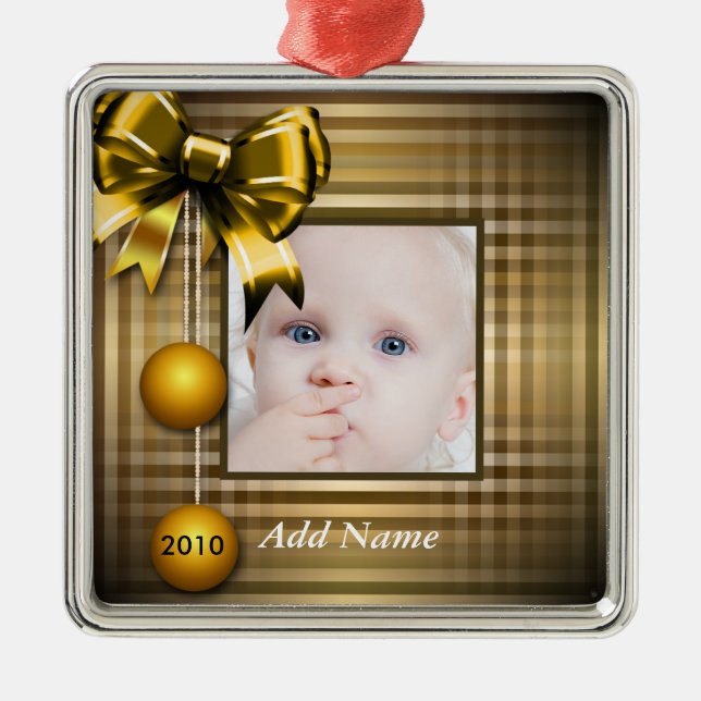 Babys First Christmas Ornament (Front)