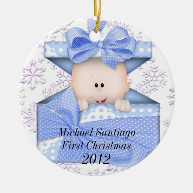 Baby's First Christmas Ornament (Front)
