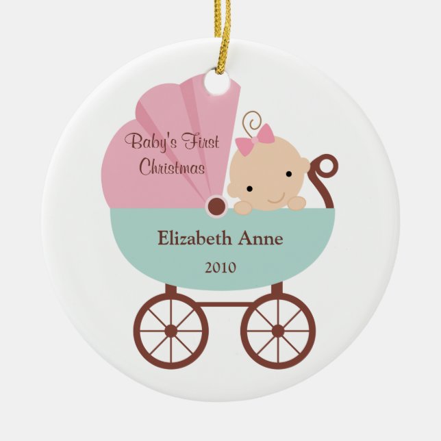 Baby's First Christmas Ornament (Front)