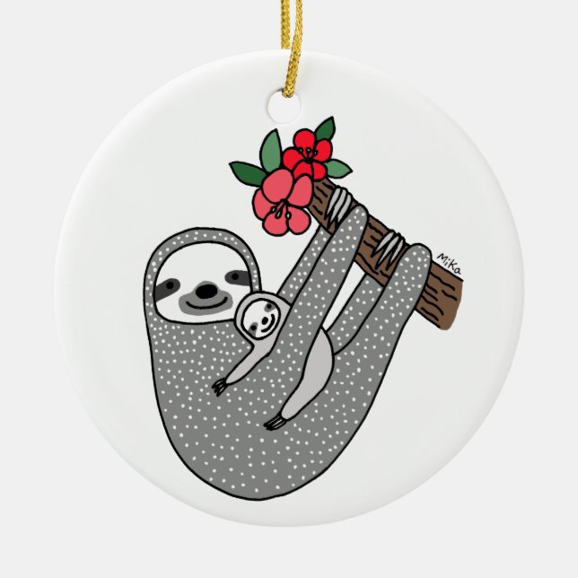 Baby's First Christmas Ornament Custom Ornament (Front)