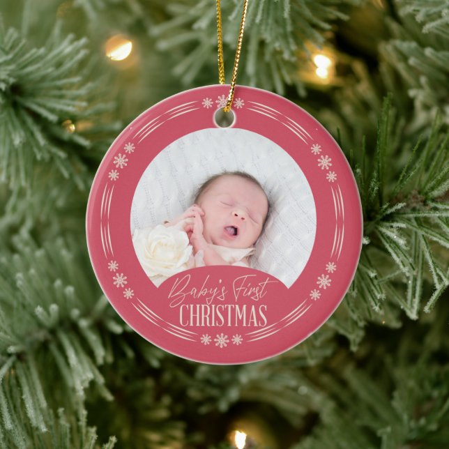 Baby's First Christmas Ornament Design (Tree)