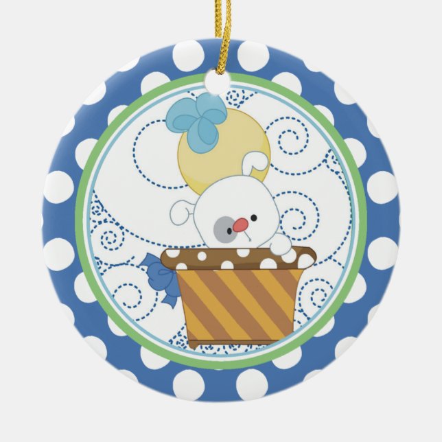 Baby's First Christmas Ornament Precious Puppy (Front)