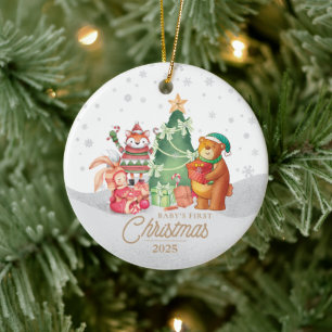 Baby's First Christmas Personalized Ceramic Ornament