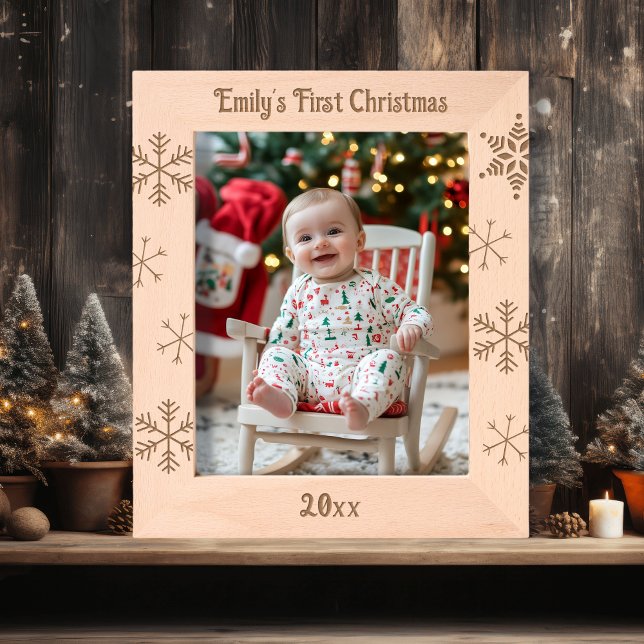 Baby's First Christmas Personalized Etched Frames (Creator Uploaded)