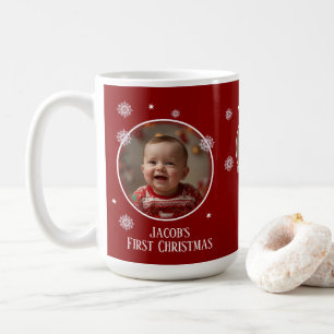 Baby's First Christmas Photo Coffee Mug