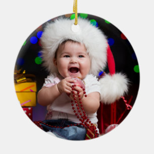 Baby's First Christmas Photo Ornament