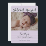 Baby's First Christmas Photo personalized Holiday Card<br><div class="desc">Celebrate a milestone with our Baby's First Christmas Photo Personalized Holiday Card, a heartwarming way to share the joy of your little one's first festive season. Inspired by the arrival of many new babies, including my own son, this card is designed to capture and share the special moments of this...</div>