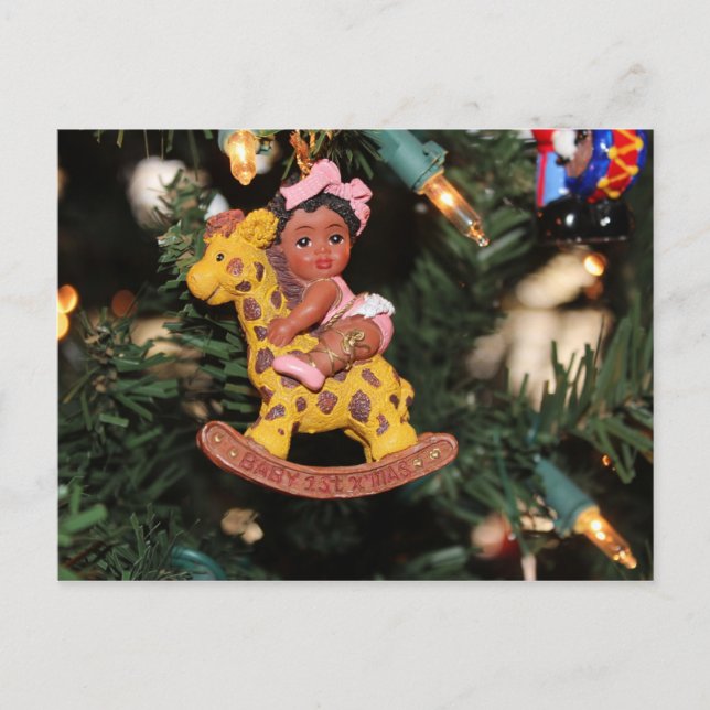 Baby's First Christmas Postcard (Front)