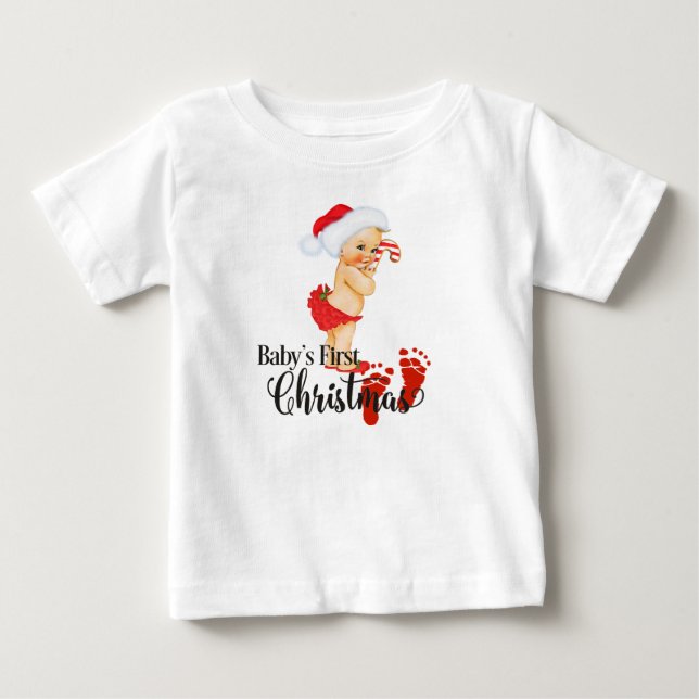 Baby's First Christmas t-shirt (Front)
