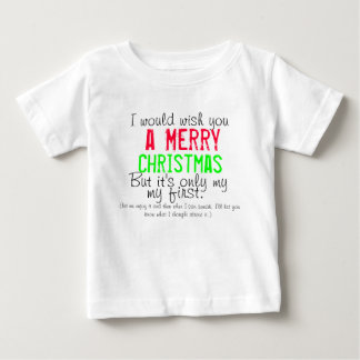 Baby's First Christmas t-shirt