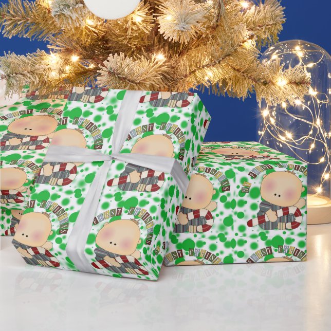 Babys First Christmas wrapping paper (Holidays)