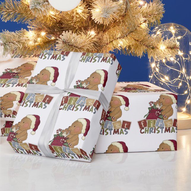 Baby's First Christmas wrapping paper (Holidays)