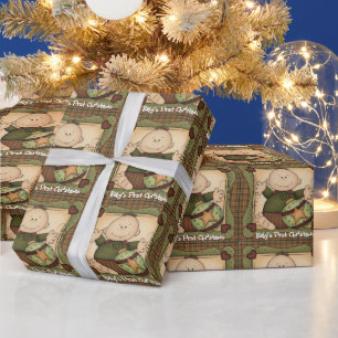 Baby's First Christmas wrapping paper