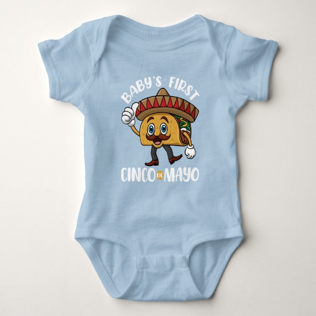 Baby's First Cinco de Mayo Baby Bodysuit (Front)