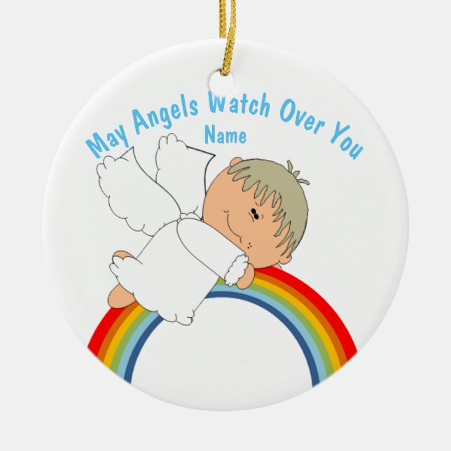 Baby's First Communion, Baptism, Godchild PHOTO Ceramic Ornament (Front)