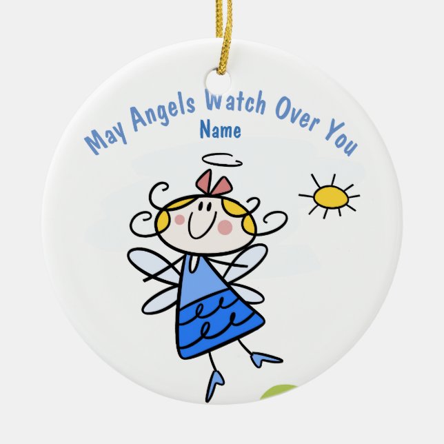 Baby's First Communion, Baptism, Godchild PHOTO Ceramic Ornament (Front)