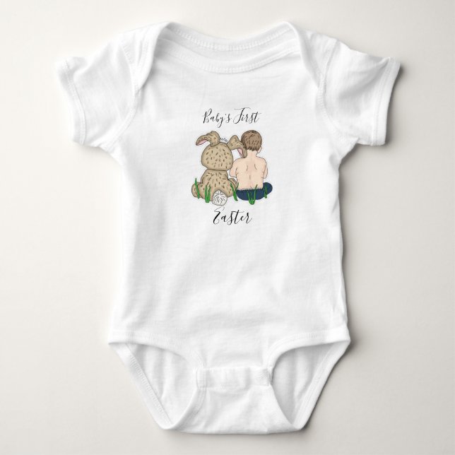 Baby's First Easter Baby  Bodysuit (Front)