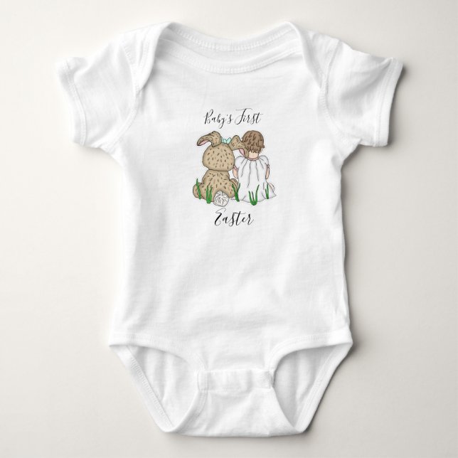 Baby's First Easter Baby Bodysuit (Front)
