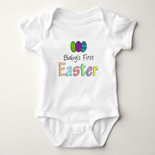 Baby's First Easter Baby Bodysuit (Front)