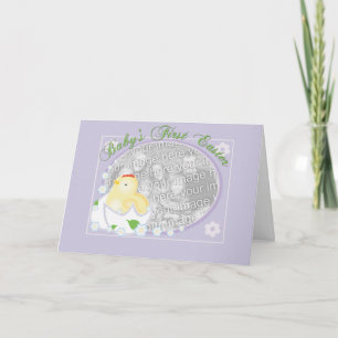 Baby's First Easter Chick Holiday Card