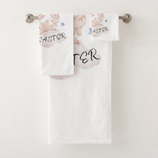Baby's first Easter cushion Bath Towel Set