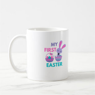 Babys First Easter Funny Rabbit  Coffee Mug