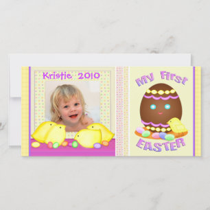 Baby's First Easter Personalized Photo Card