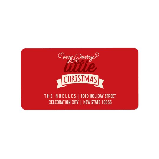 Baby's First Merry Little Christmas Labels