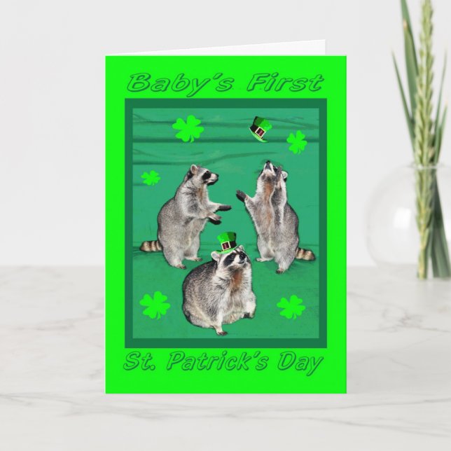 babys first st patricks day card (Front)