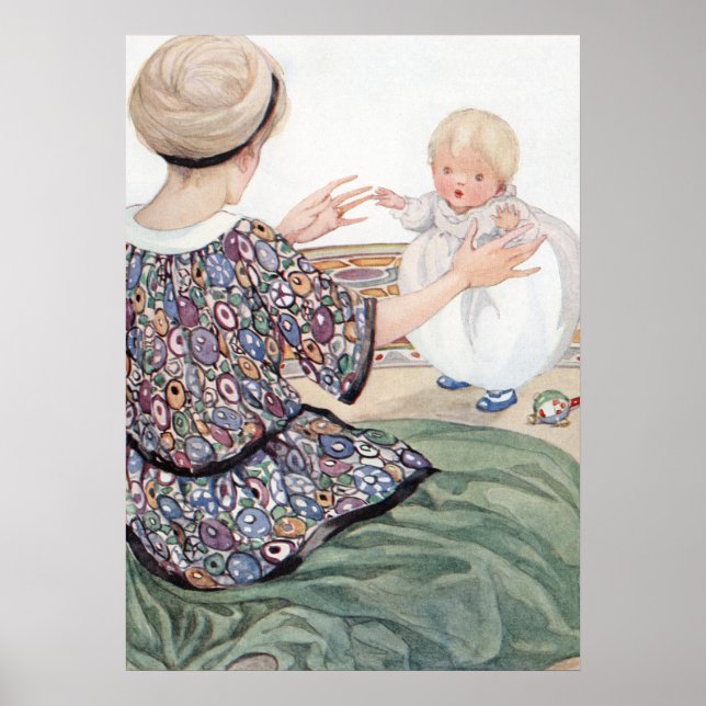 Baby's First Step by Anne Anderson Poster (Front)