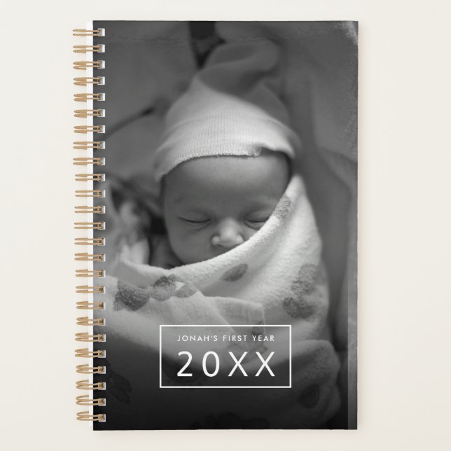 Baby's First Year Photo Milestone Planner (Front)