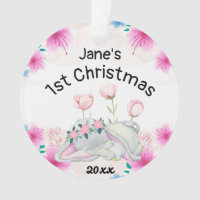 Baby's Girl First Christmas 2023 Personalized