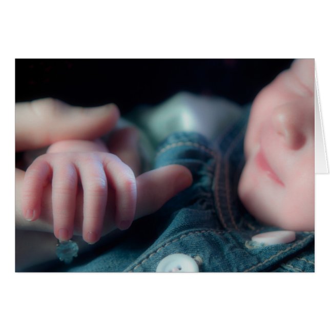 Baby's Hand  Card (Front Horizontal)