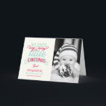 Baby's My Very Merry Little Christmas Cute Photo Holiday Card<br><div class="desc">My Very Merry Little Christmas,  Cute Whimsical Mix Typography,  Photo Holiday Birth Announcement / Baby's 1st Christmas.

Designed by fat*fa*tin. Easy to customize with your own text,  photo or image. For custom requests,  please contact fat*fa*tin directly. Custom charges apply.

www.zazzle.com/fat_fa_tin
www.zazzle.com/color_therapy
www.zazzle.com/fatfatin_blue_knot
www.zazzle.com/fatfatin_red_knot
www.zazzle.com/fatfatin_mini_me
www.zazzle.com/fatfatin_box
www.zazzle.com/fatfatin_design
www.zazzle.com/fatfatin_ink</div>