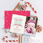 Baby's My Very Merry Little Christmas Cute Photo Holiday Card<br><div class="desc">My Very Merry Little Christmas,  Cute Whimsical Mix Typography,  Photo Holiday Birth Announcement / Baby's 1st Christmas.

Designed by fat*fa*tin. Easy to customize with your own text,  photo or image. For custom requests,  please contact fat*fa*tin directly. Custom charges apply.

www.zazzle.com/fat_fa_tin
www.zazzle.com/color_therapy
www.zazzle.com/fatfatin_blue_knot
www.zazzle.com/fatfatin_red_knot
www.zazzle.com/fatfatin_mini_me
www.zazzle.com/fatfatin_box
www.zazzle.com/fatfatin_design
www.zazzle.com/fatfatin_ink</div>