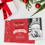 Baby's My Very Merry Little Christmas Cute Photo Holiday Card<br><div class="desc">My Very Merry Little Christmas,  Cute Whimsical Mix Typography,  Photo Holiday Birth Announcement / Baby's 1st Christmas.

Designed by fat*fa*tin. Easy to customize with your own text,  photo or image. For custom requests,  please contact fat*fa*tin directly. Custom charges apply.

www.zazzle.com/fat_fa_tin
www.zazzle.com/color_therapy
www.zazzle.com/fatfatin_blue_knot
www.zazzle.com/fatfatin_red_knot
www.zazzle.com/fatfatin_mini_me
www.zazzle.com/fatfatin_box
www.zazzle.com/fatfatin_design
www.zazzle.com/fatfatin_ink</div>