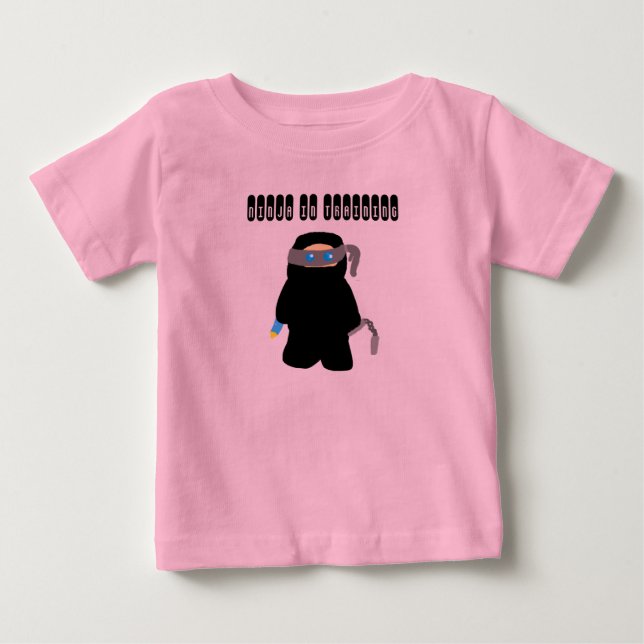 Baby's Ninja-In-Training T-Shirt (Front)