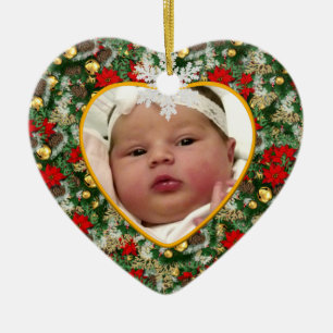 Baby's Photo Keepsake Christmas Ornament