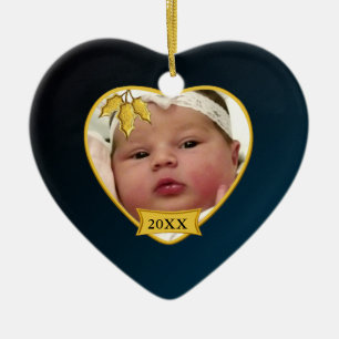 Baby's Photo Keepsake Christmas Ornament