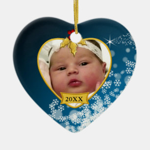 Baby's Photo Keepsake Christmas Ornament